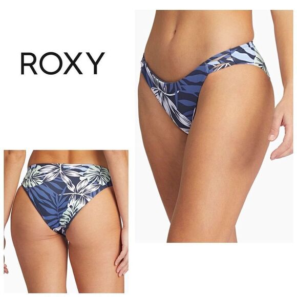 New. ROXY navy hipster bikini bottom. XL - Picture 1 of 9